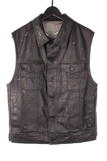 SS04 “Strip” Waxed Vest