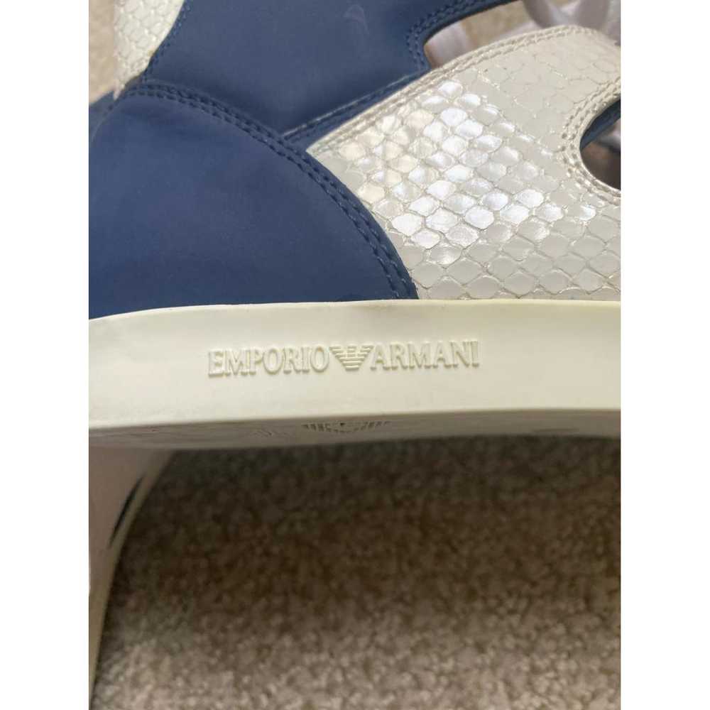 Emporio Armani Leather trainers - image 5