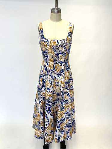 Staud Tropical Print Dress