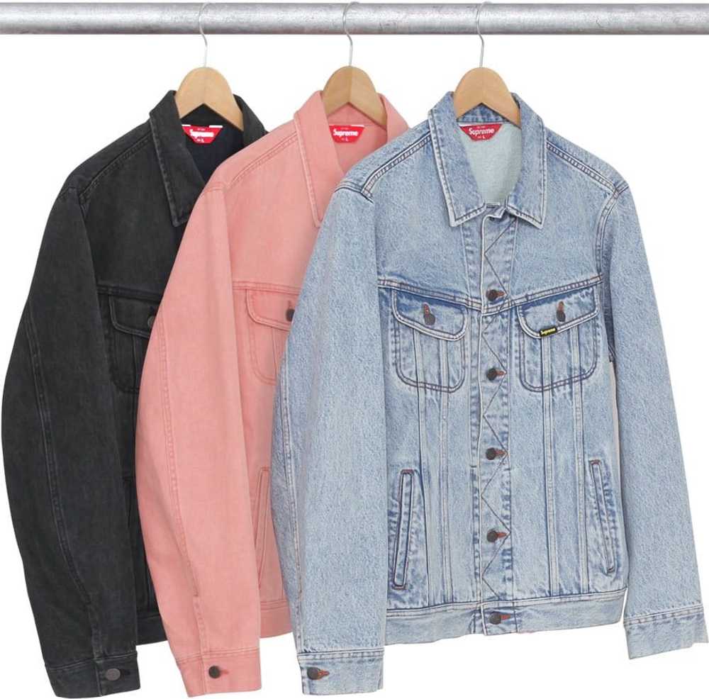 Supreme Supreme 16SS Denim Trucker Jacket Blue XL - image 12