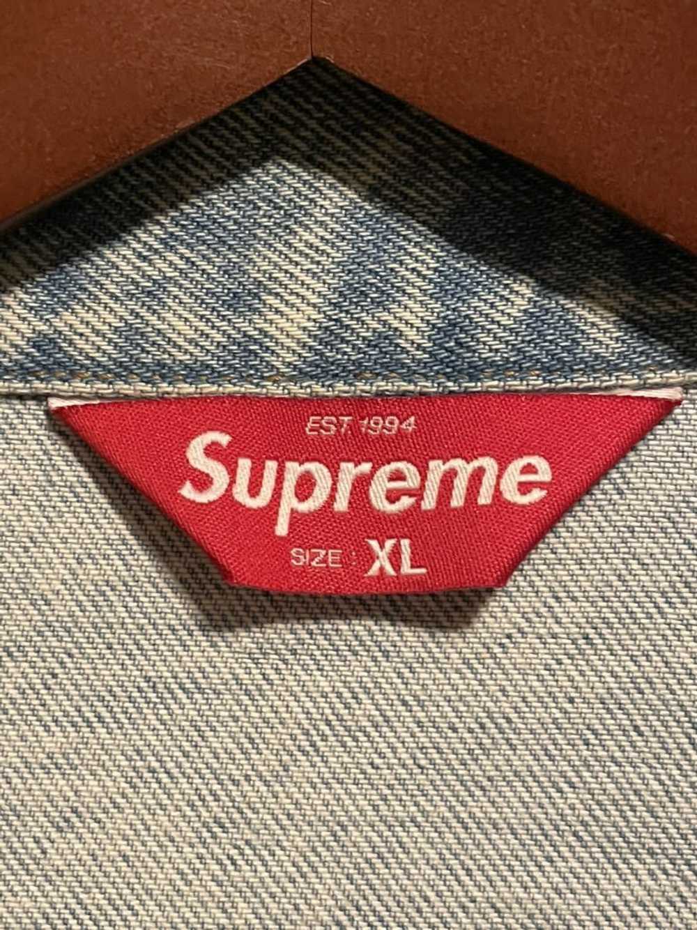 Supreme Supreme 16SS Denim Trucker Jacket Blue XL - image 4