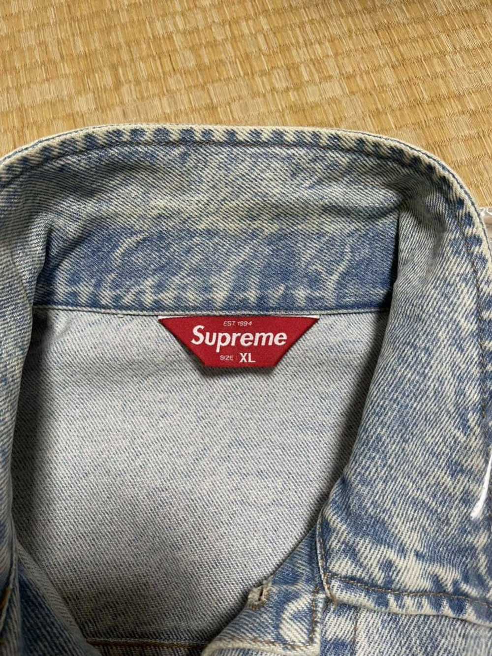 Supreme Supreme 16SS Denim Trucker Jacket Blue XL - image 5