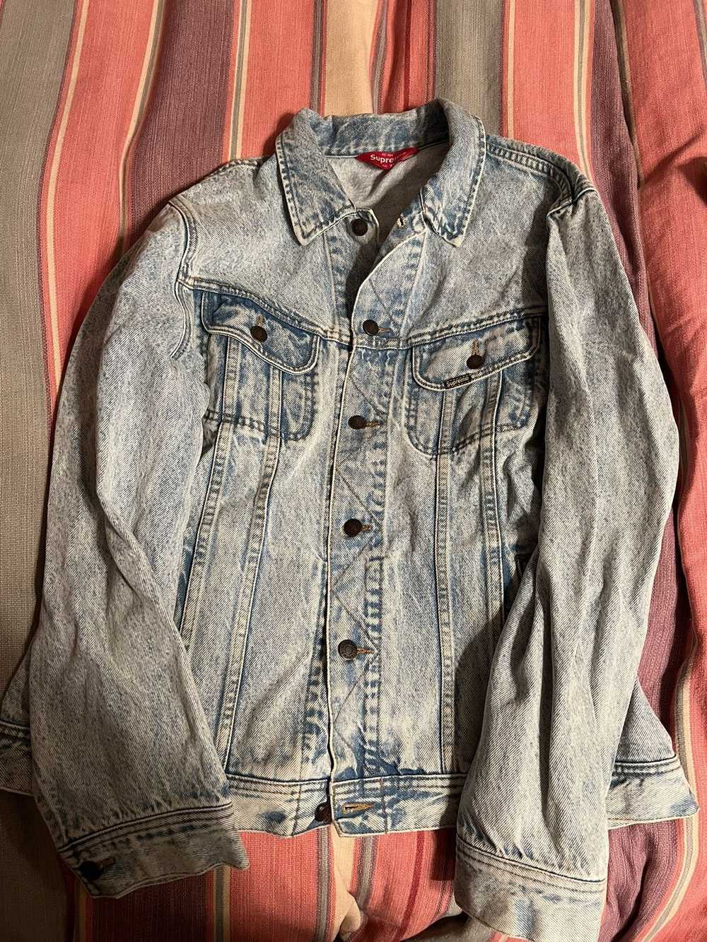 Supreme Supreme 16SS Denim Trucker Jacket Blue XL - image 9