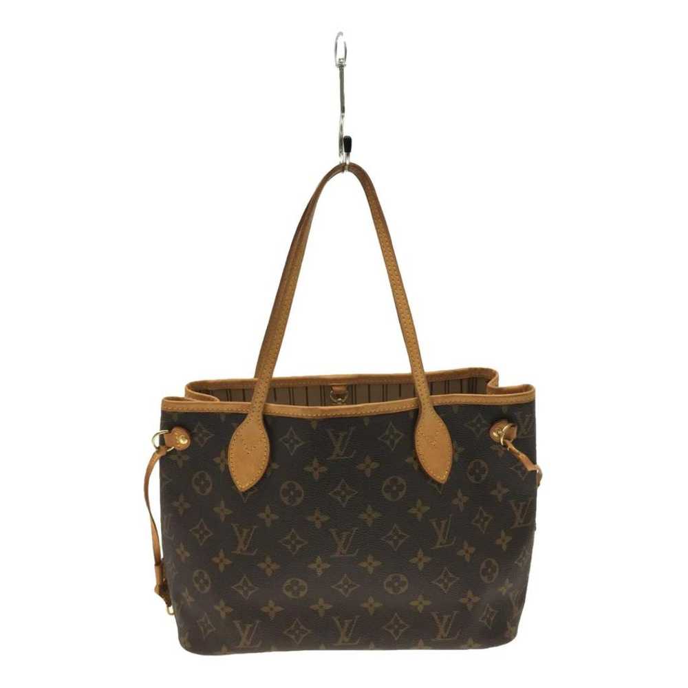 Louis Vuitton Neverfull leather handbag - image 1