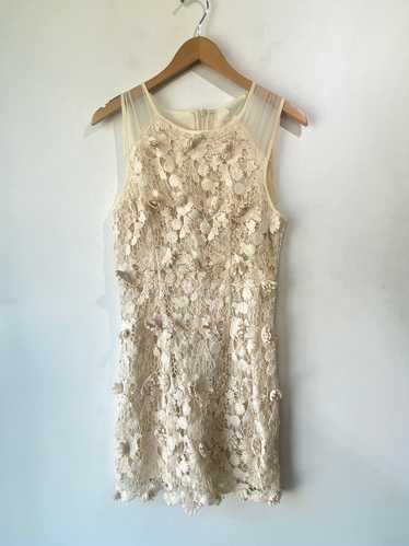 Thistlepearl Cream Embroidered Dress