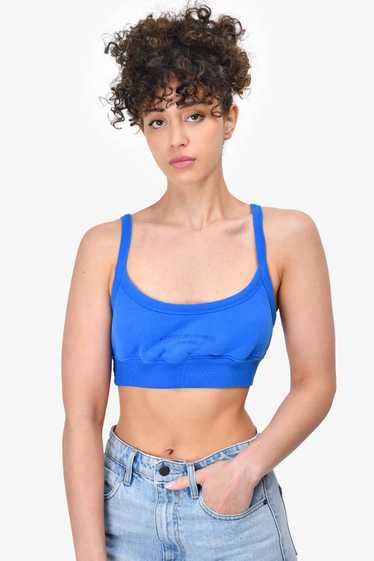 NWT Alexander Wang velvet blue crop top 2024 2022