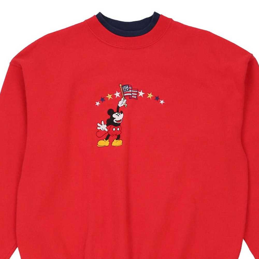 Mickey Mouse Disney Cartoon Sweatshirt - Large Re… - image 3
