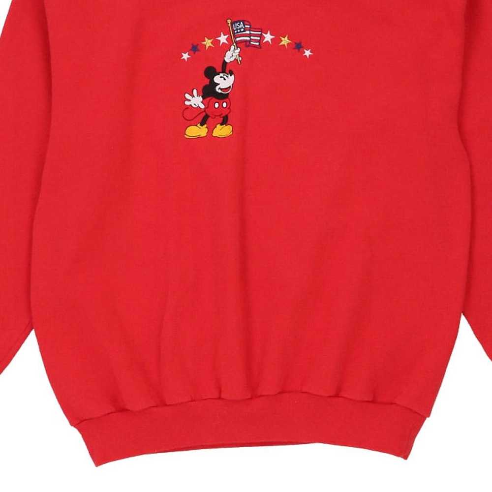 Mickey Mouse Disney Cartoon Sweatshirt - Large Re… - image 4