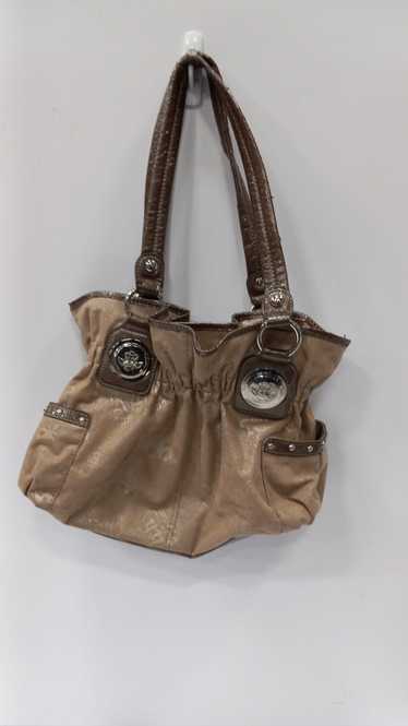 Kathy Van Zeeland Brown Shoulder Handbag
