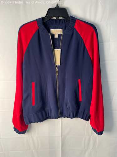 NWT Michael Kors Blue/Red Women's Jacket, Sz. M
