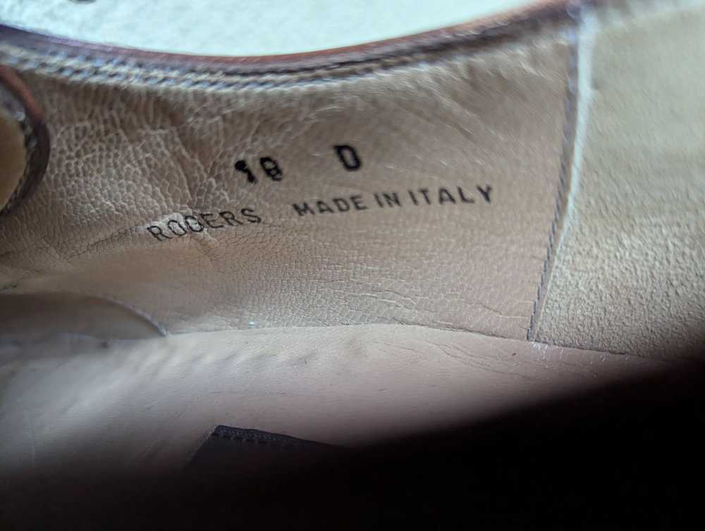 Bally Bally “Rogers” Tan Woven Lace Up Oxford Sho… - image 3