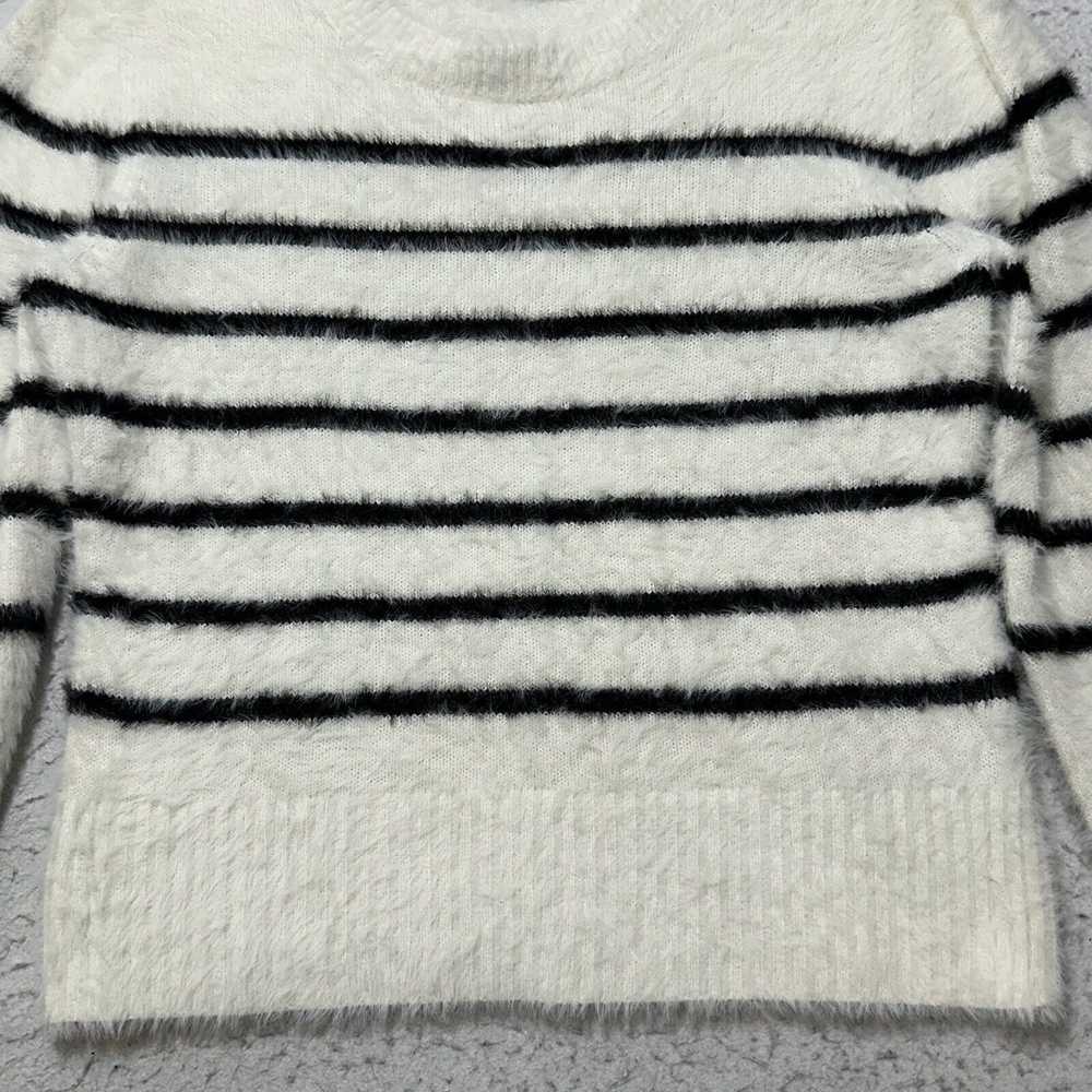 Old Navy Old Navy Small Crewneck White Black Stri… - image 5