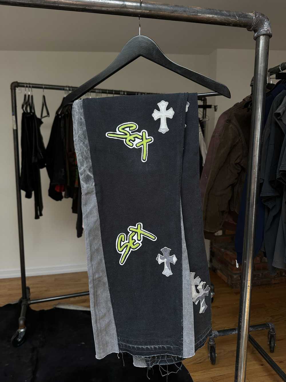 Chrome Hearts Chrome Hearts x Gallery Dept. Flare… - image 3