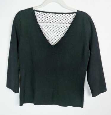 Boston Proper Silk Netted Sequence Open Back doub… - image 1