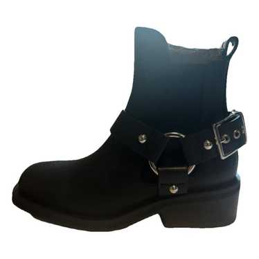 Ganni Leather biker boots - image 1