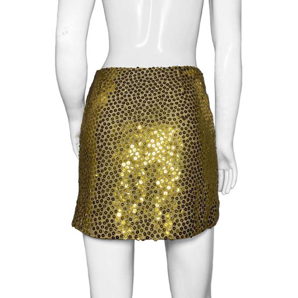 Moschino Glitter mini skirt - image 3