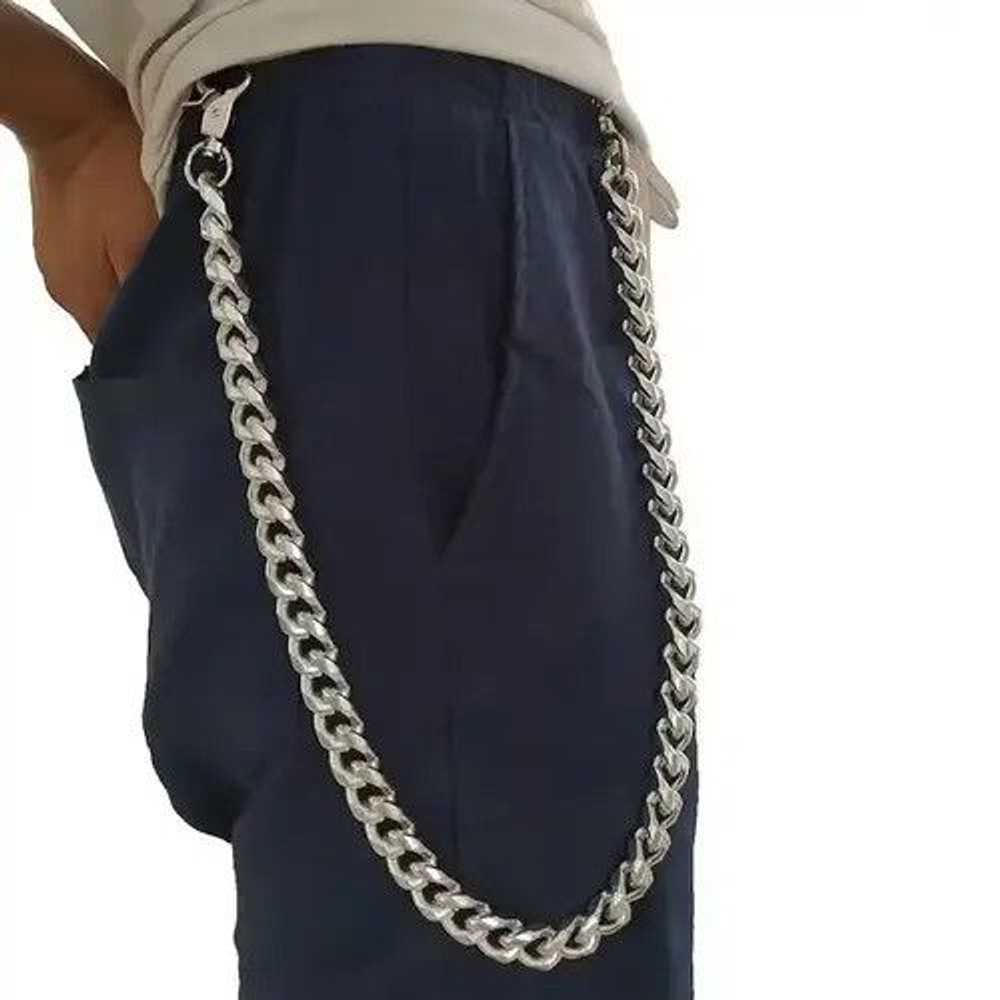 Chain × Jewelry × Watches Pants Chain Trousers Ke… - image 3