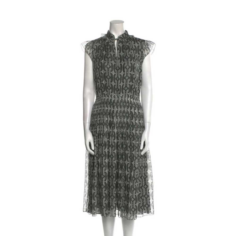 Celine Silk mid-length dress - image 4