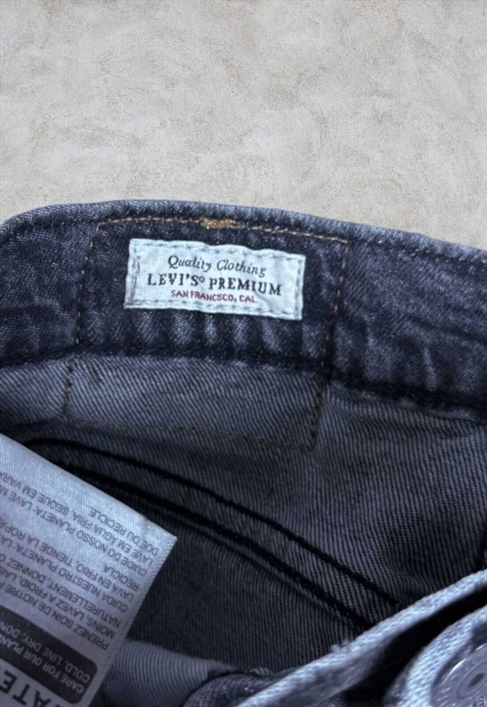 Levi's Lot Skinny Taper Jeans Premium Washed Blac… - image 4