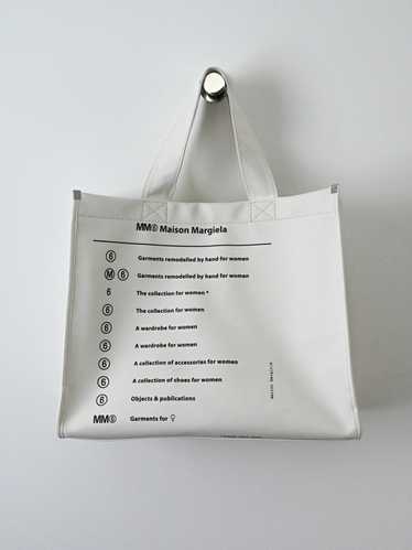 Maison Margiela MM6 PVC Logo 6 Tote Bag