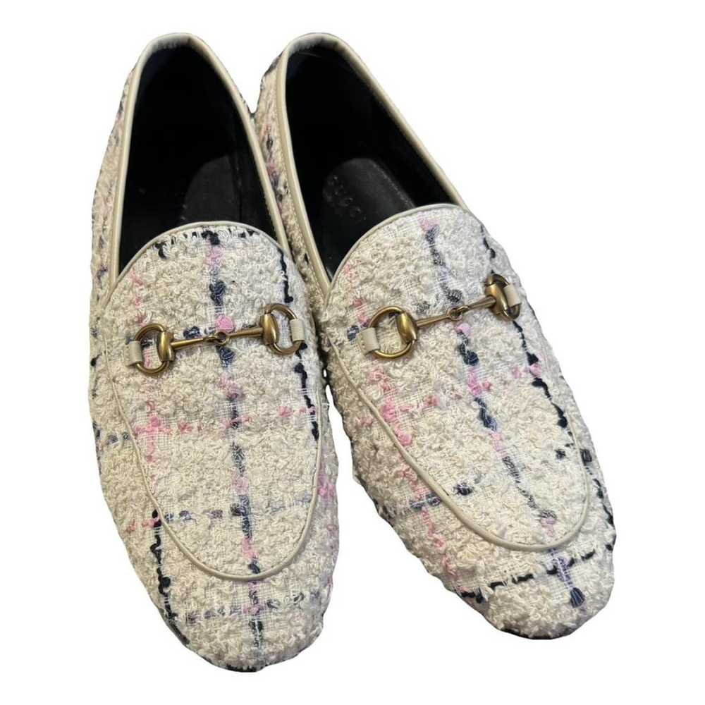 Gucci Jordaan tweed flats - image 1