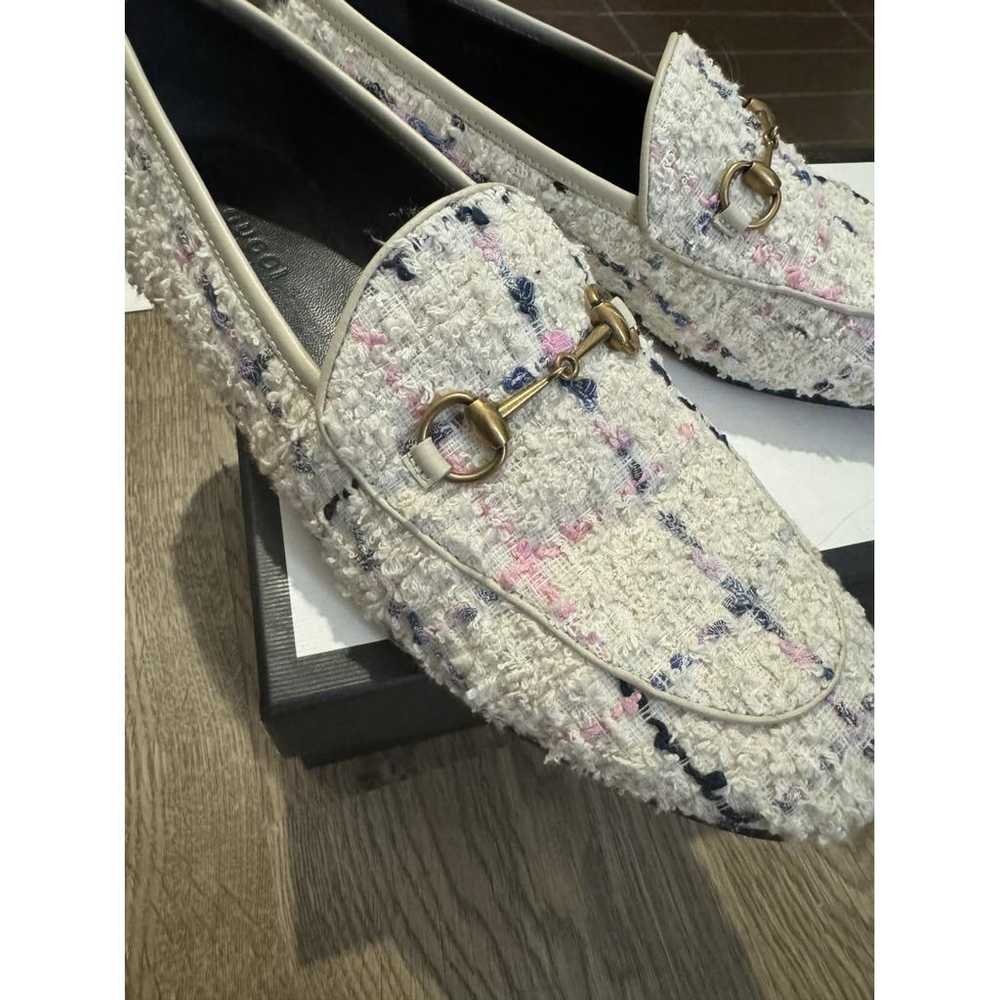 Gucci Jordaan tweed flats - image 4