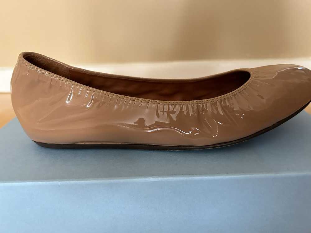 Lanvin Lanvin nude patent leather ballerina flat - image 2