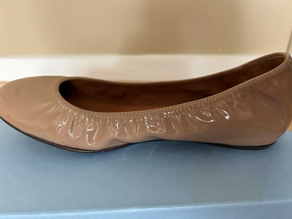 Lanvin Lanvin nude patent leather ballerina flat - image 3