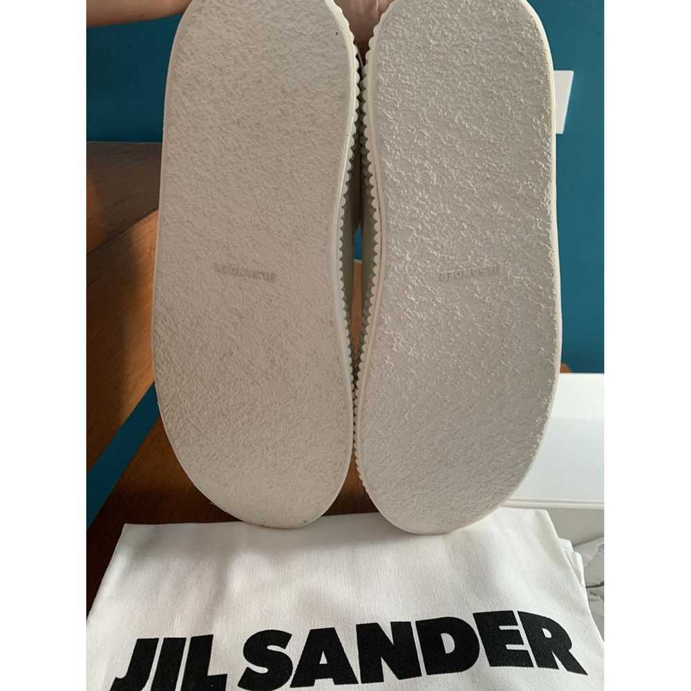 Jil Sander Leather low trainers - image 3