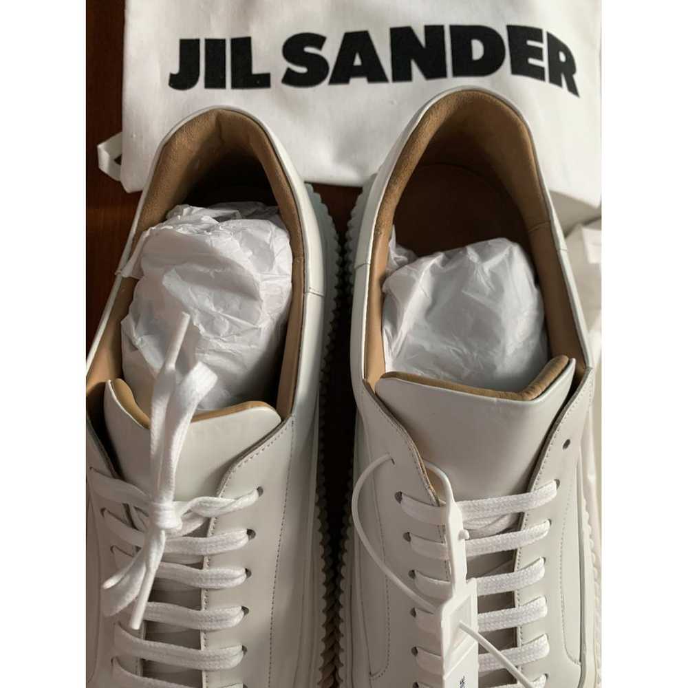 Jil Sander Leather low trainers - image 5