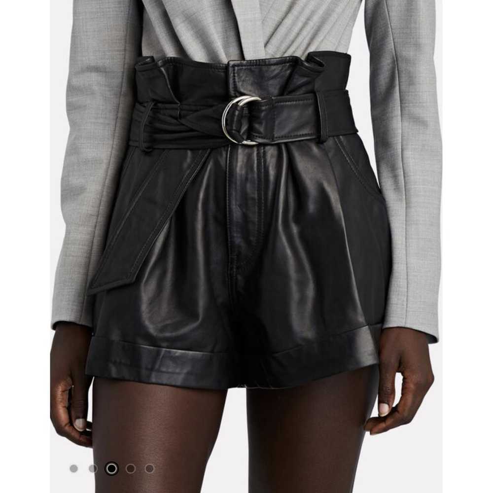 Marissa Webb Leather shorts - image 3