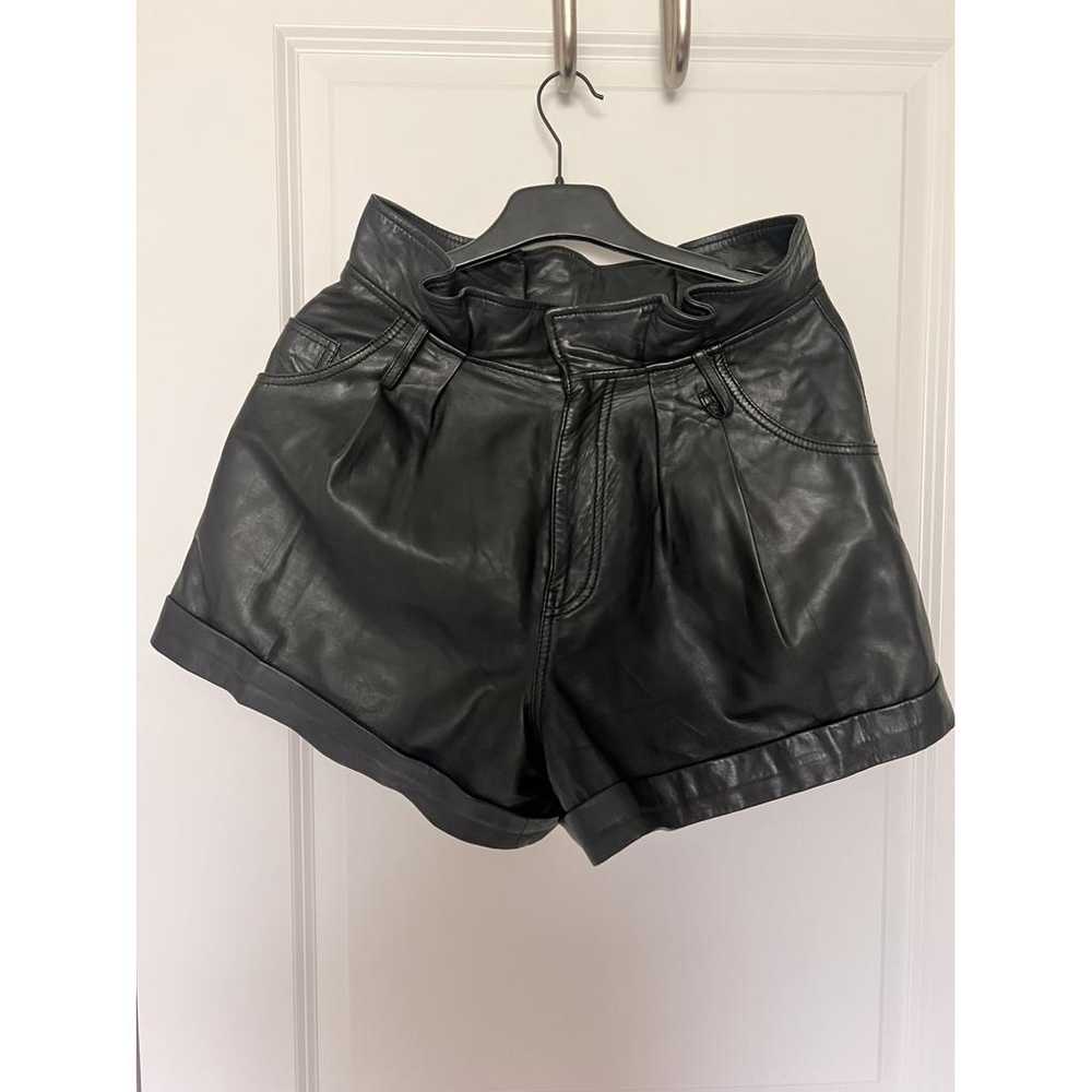 Marissa Webb Leather shorts - image 5