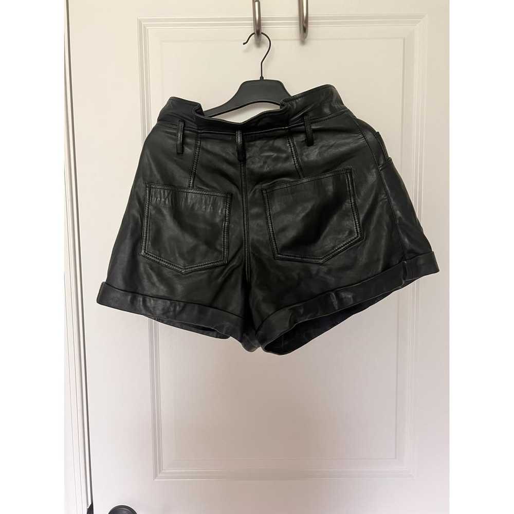 Marissa Webb Leather shorts - image 6