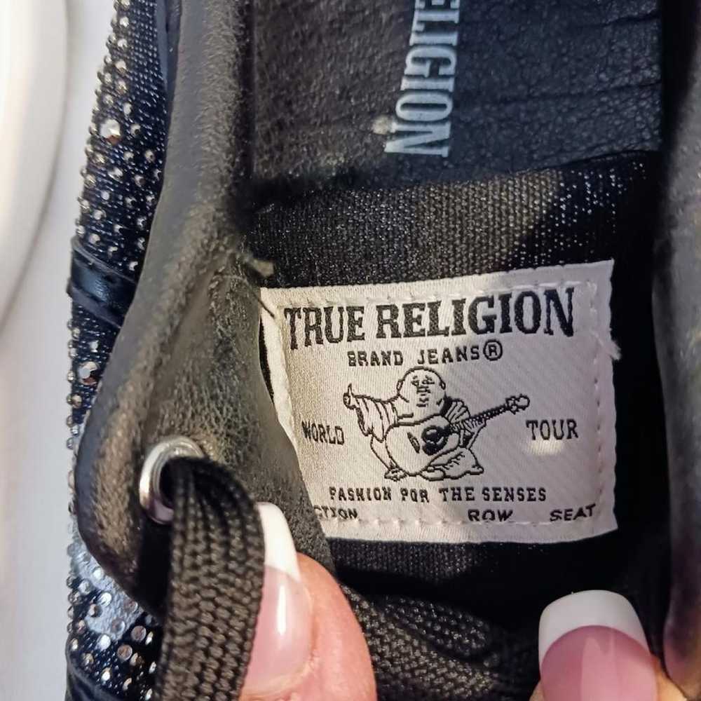 True Religion Vegan leather trainers - image 3