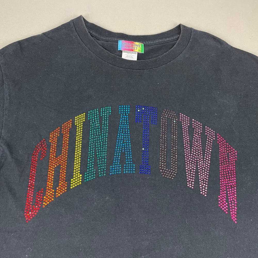 Market Chinatown Market Rainbow Rhinestone Arc T-… - image 1