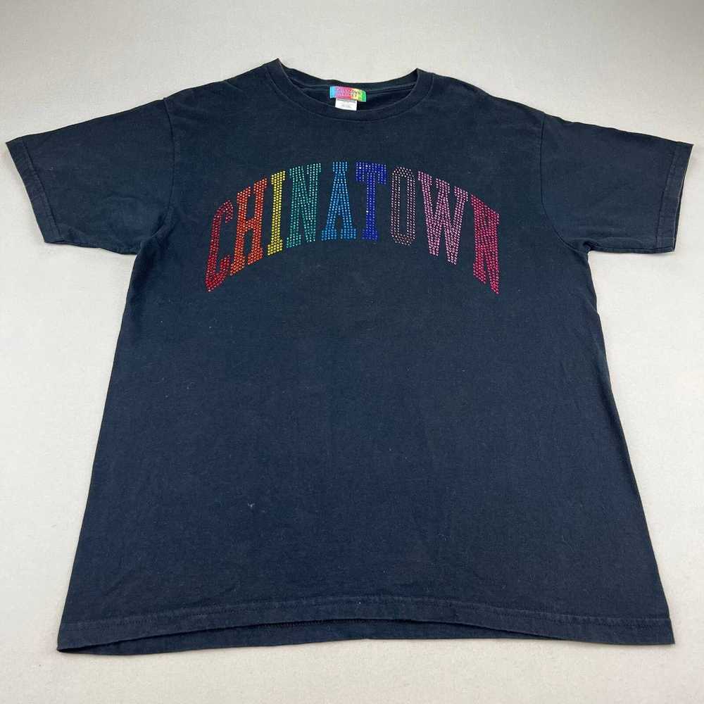 Market Chinatown Market Rainbow Rhinestone Arc T-… - image 2