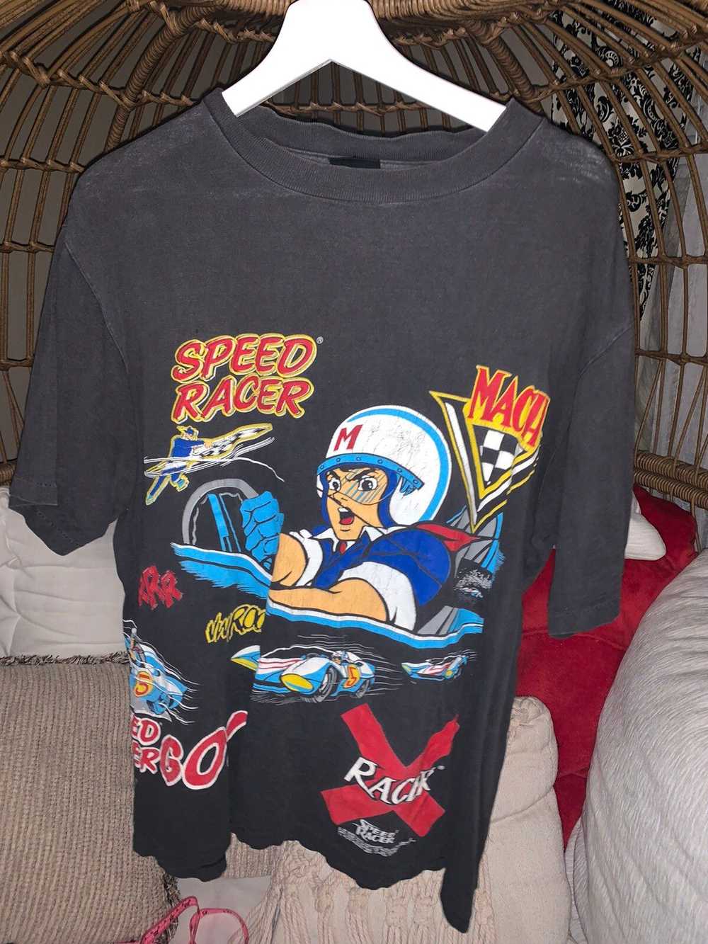 Vintage 1993 AOP Speed Racer Shirt - image 1