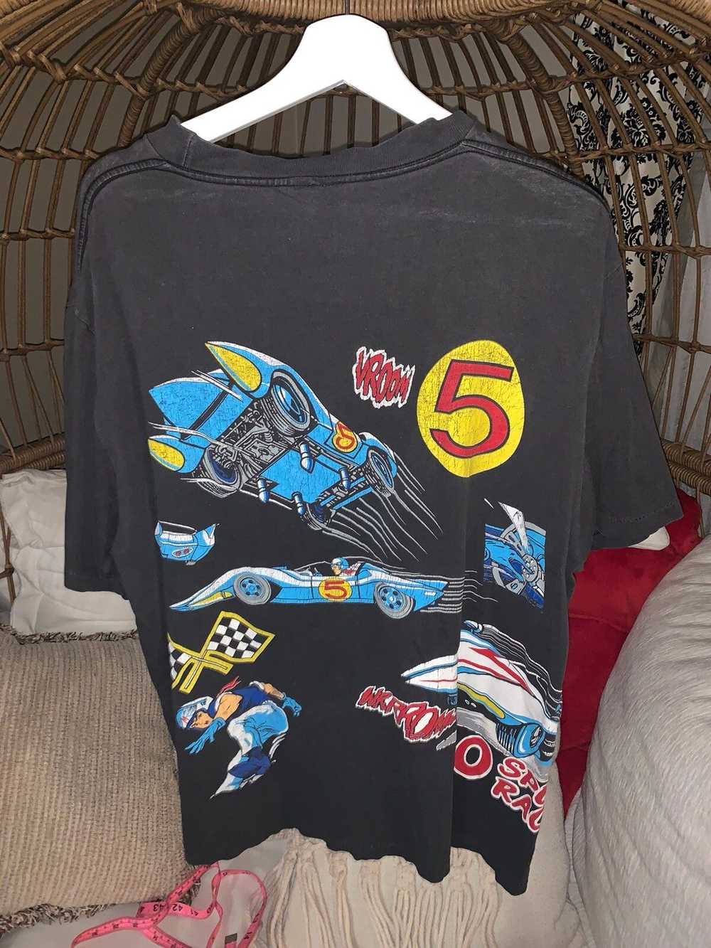 Vintage 1993 AOP Speed Racer Shirt - image 2