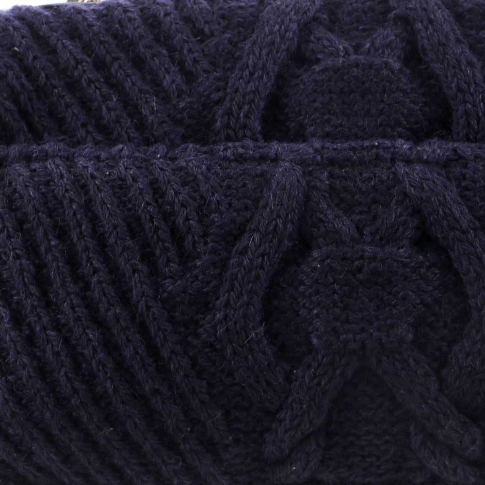 CHANEL Paris-Hamburg Flap Bag Cable Knit Fabric w… - image 7
