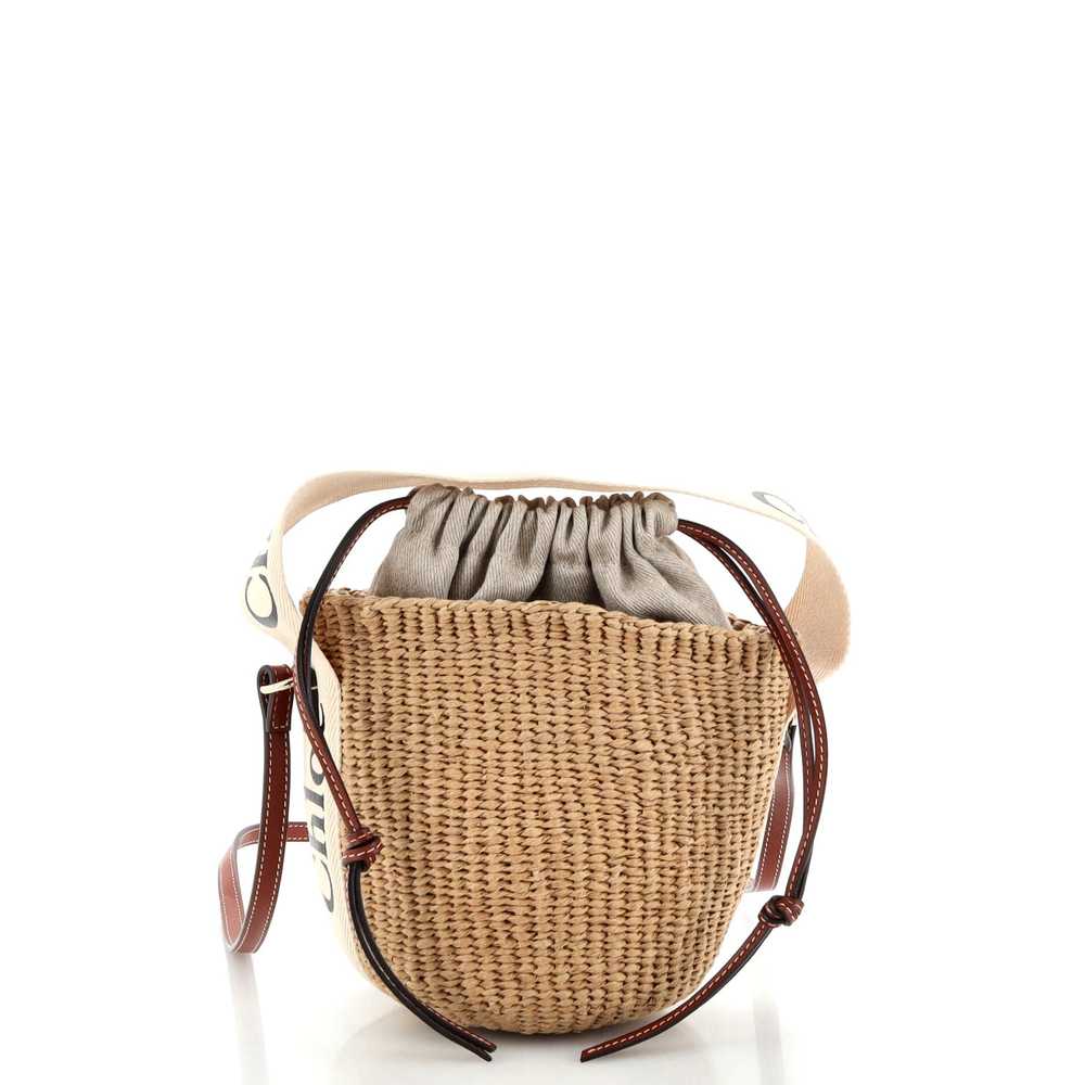 CHLOE x Mifuko Woody Basket Bag Raffia Small - image 1