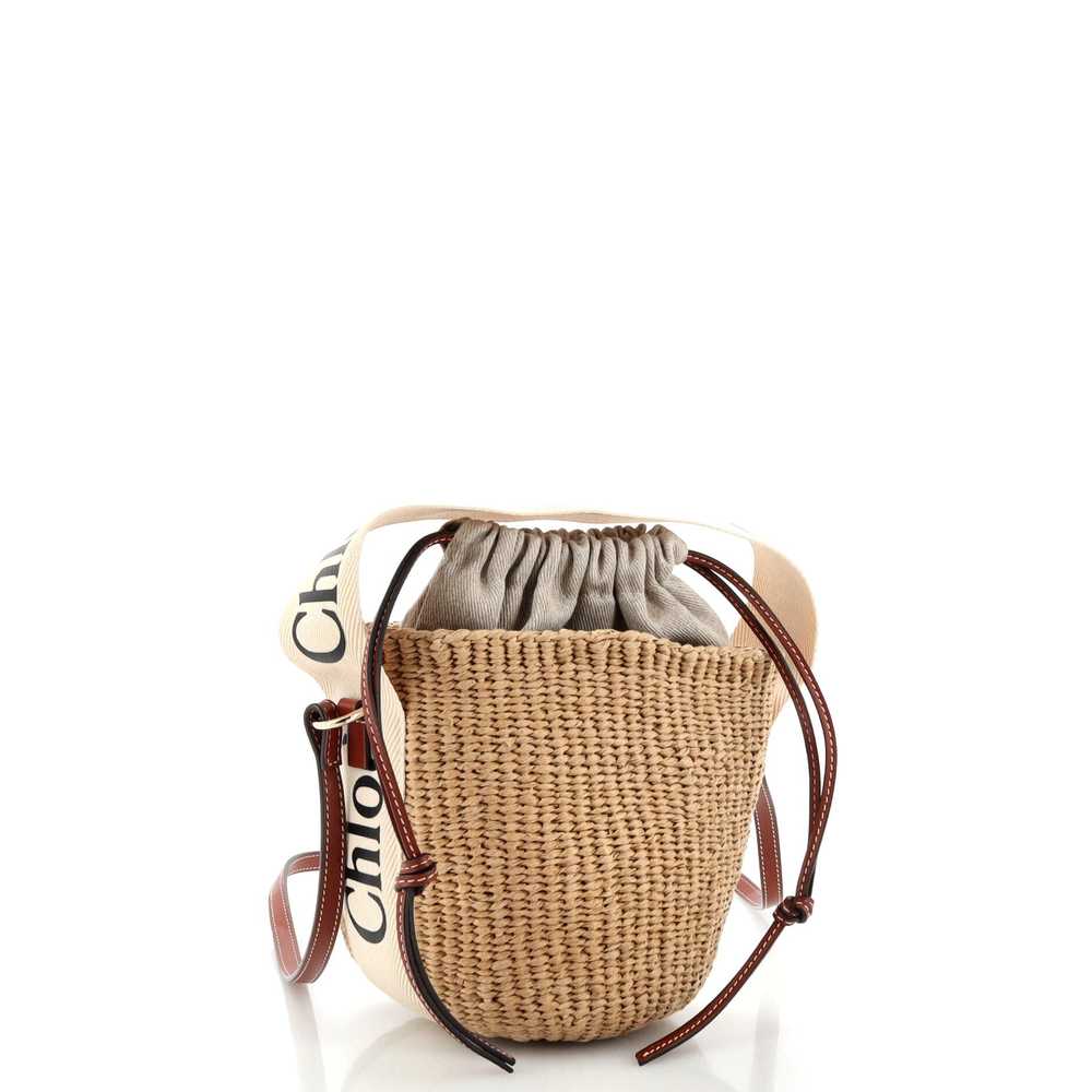 CHLOE x Mifuko Woody Basket Bag Raffia Small - image 2