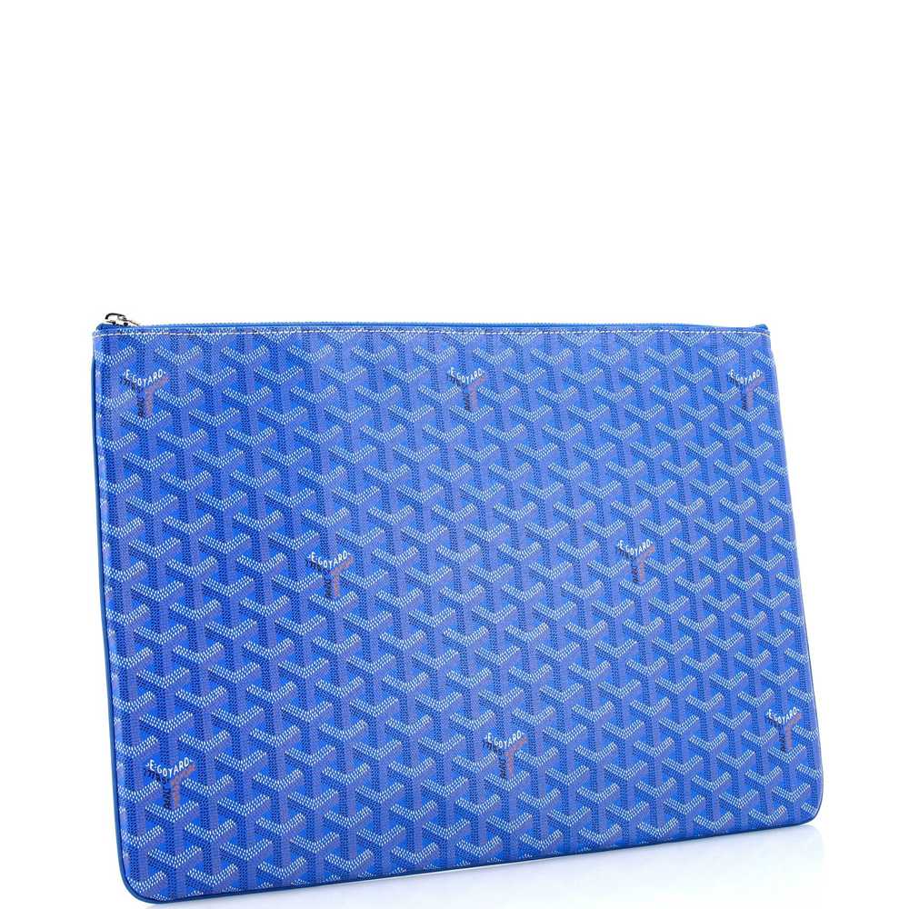 GOYARD Senat Zip Pouch Coated Canvas GM - image 2