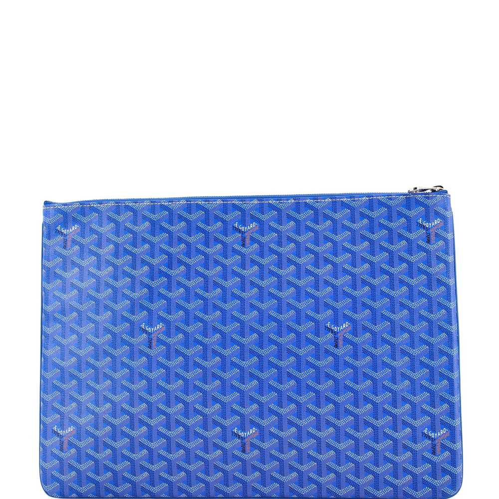 GOYARD Senat Zip Pouch Coated Canvas GM - image 3