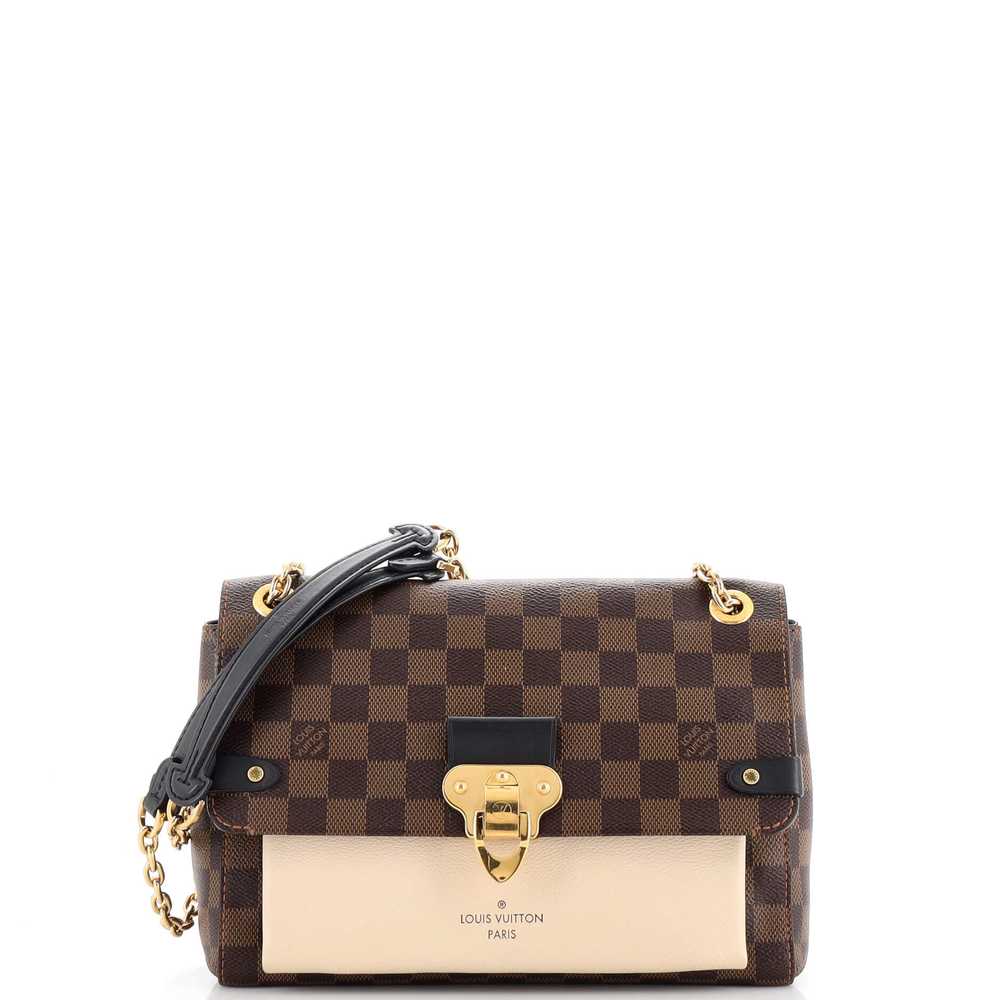 Louis Vuitton Vavin Handbag Damier with Leather PM - image 1