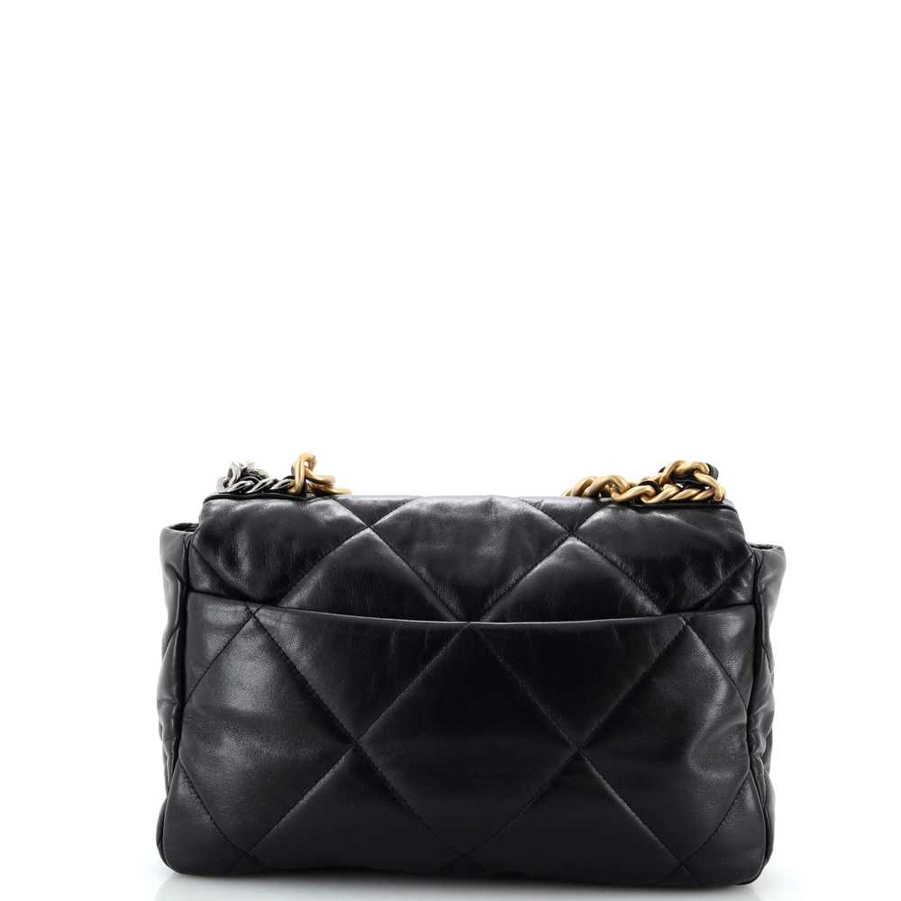 CHANEL 19 Flap Bag Quilted Leather Large - image 4