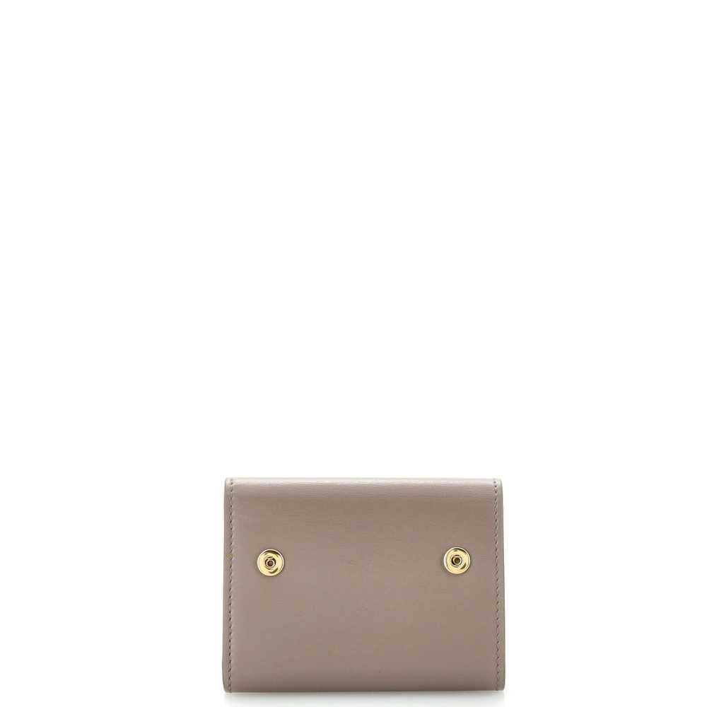 CELINE Triomphe Trifold Wallet Leather Small - image 4
