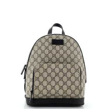 GUCCI Zip Pocket Backpack GG Coated Canvas Small
