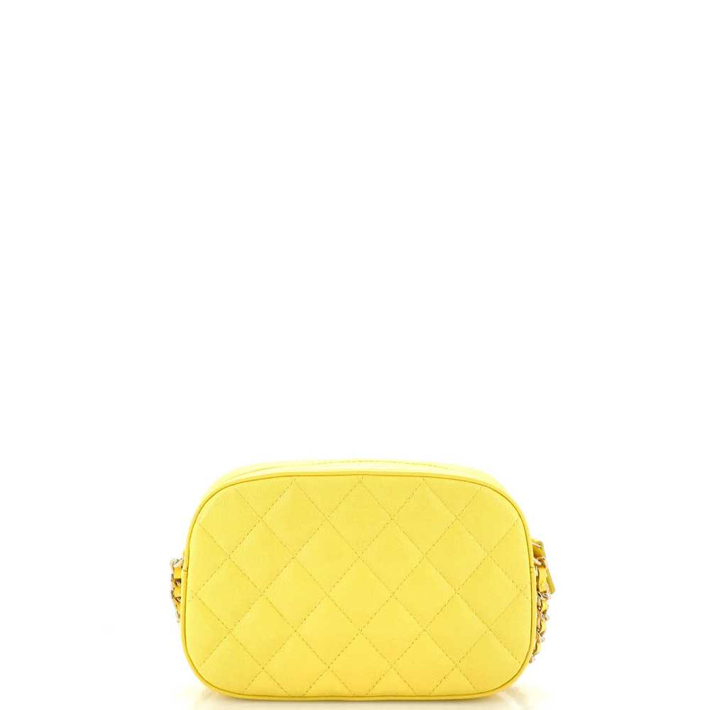 CHANEL Slip Pocket Camera Case Bag Quilted Caviar… - image 4