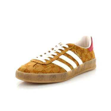 GUCCI x Adidas Women's Gazelle Sneakers GG Canvas