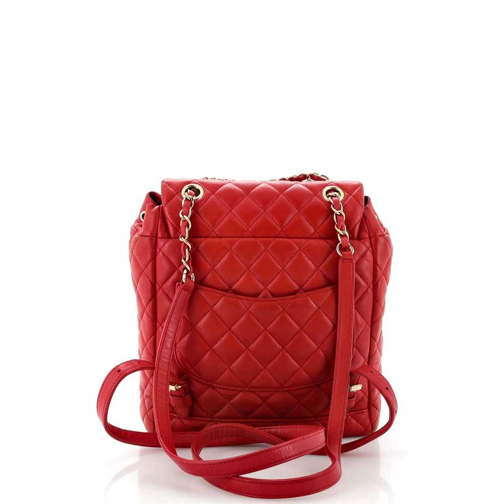 CHANEL Urban Spirit Backpack Quilted Leather Small - image 3